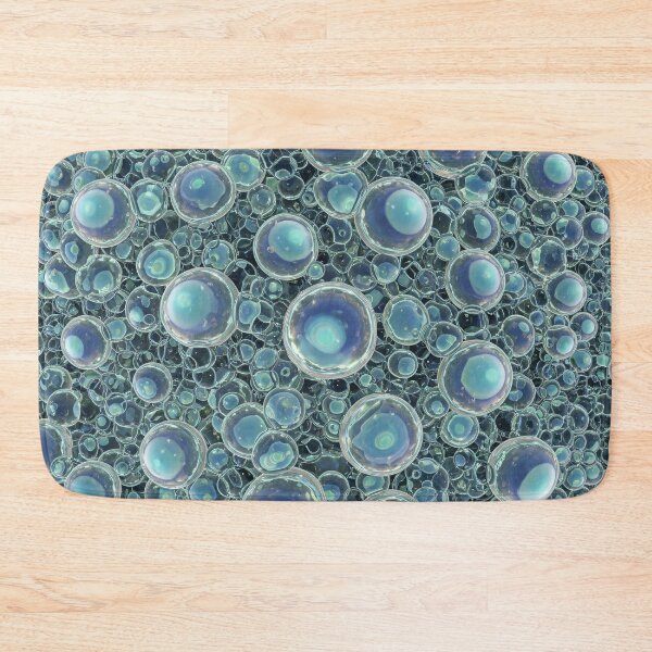 Item preview, Iridescent Blue Bubble Abstract Pattern designed and sold by Kaleidoscope Print.