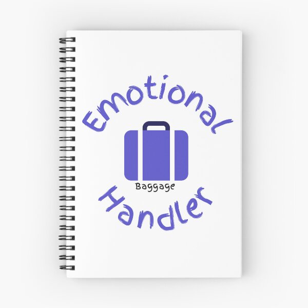 Item preview, Emotional Baggage Handler - Blue and White Graphic w/suitcase designed and sold by 11-Designs.