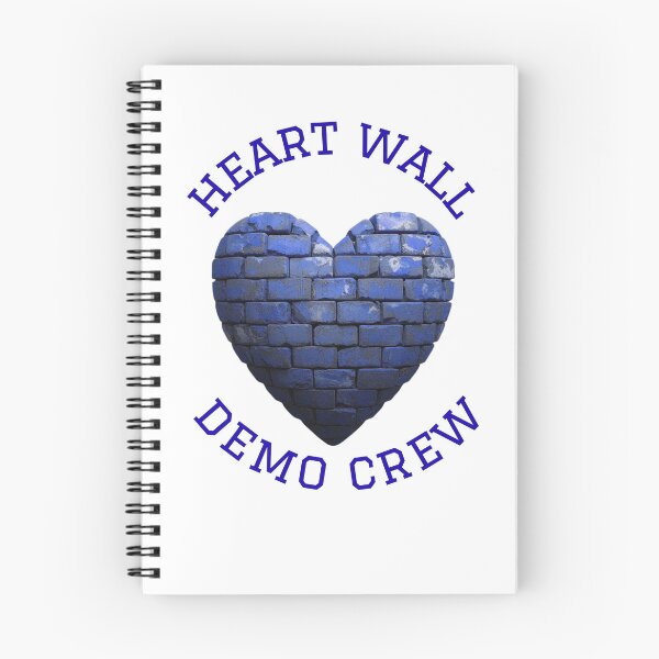 Item preview, "Heart Wall Demo Crew" Blue Graphic designed and sold by 11-Designs.