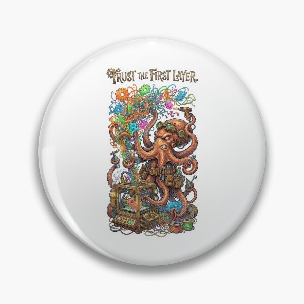 Item preview, Spaghetti Wrangler - Steampunk 3D Printing Octopus designed and sold by HiruK.
