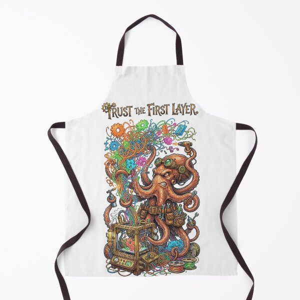Item preview, Spaghetti Wrangler - Steampunk 3D Printing Octopus designed and sold by HiruK.