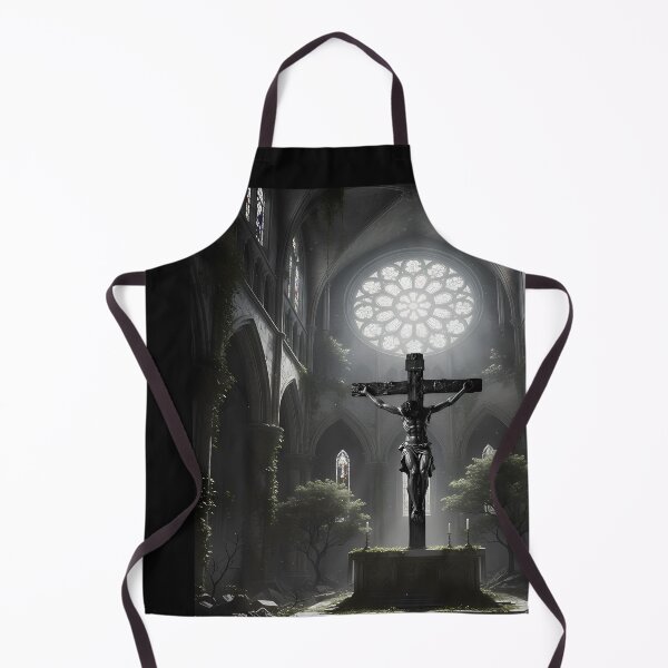 Item preview, Crucifix in a Ruined Cathedral designed and sold by balquebratum.