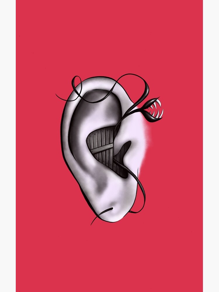 Ear Monster Weird Art by azzza