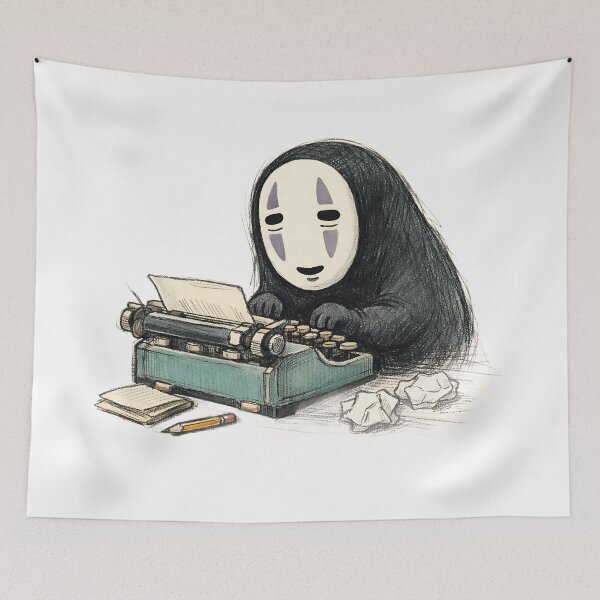 Item preview, NO FACE WITH VINTAGE TYPEWRITER designed and sold by LIS AND MELIVERSO.