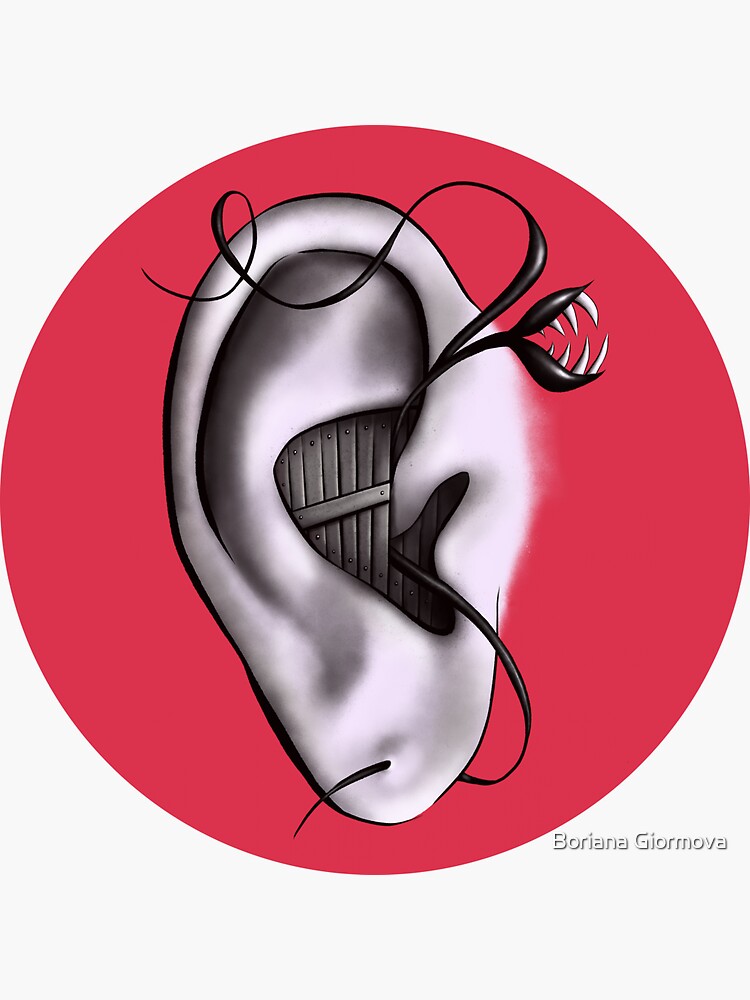 Ear Monster Weird Art by azzza
