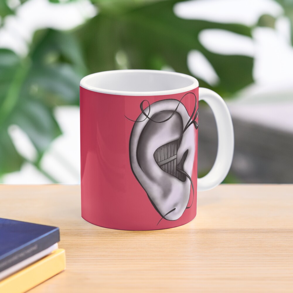 Ear Monster Weird Art Mug