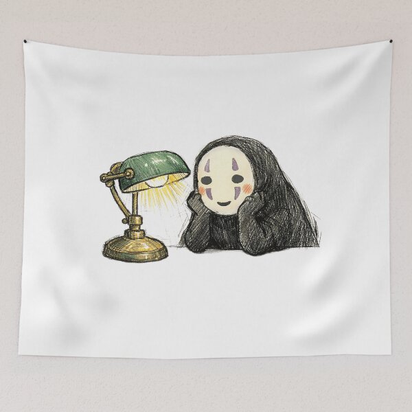 Item preview, NO FACE WITH ANTIQUE DESK LAMP designed and sold by LIS AND MELIVERSO.