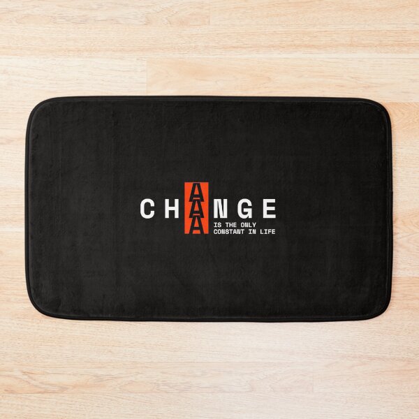 Item preview, Change Is The Only Constant In Life – Minimalist Motivational Design designed and sold by CreatiWorks.