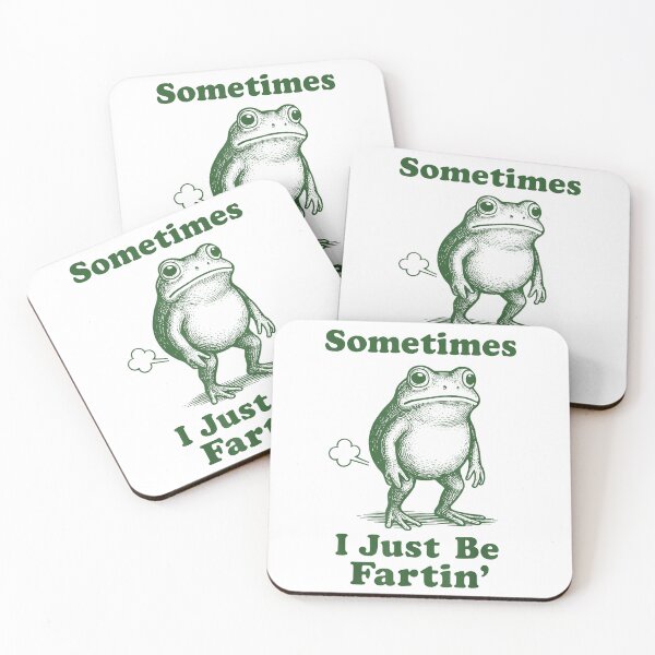 Item preview, Sometimes I Just Be Fartin' Frog designed and sold by H3ll-Ash-Studio.
