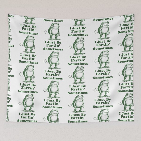 Item preview, Sometimes I Just Be Fartin' Frog designed and sold by H3ll-Ash-Studio.