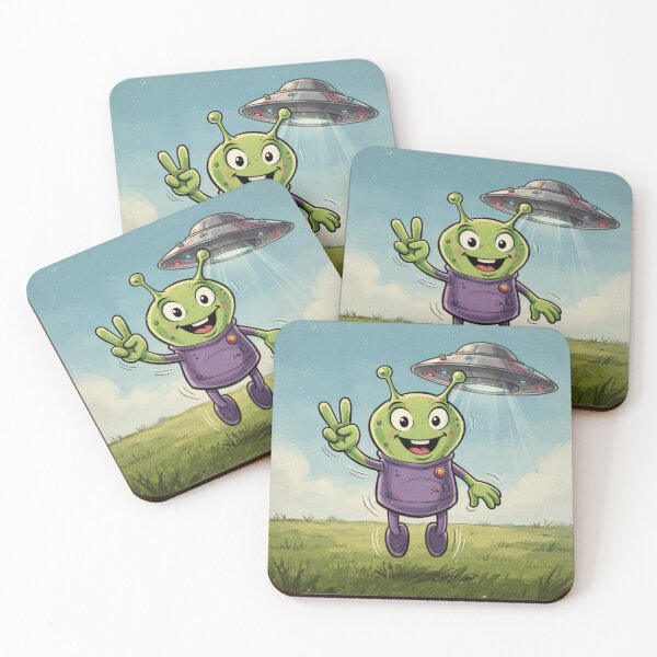 Item preview, Cute Alien Peace Sign designed and sold by Shanker-studio.