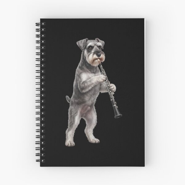 Item preview, Miniature Schnauzer Playing Oboe Player Oboist Dog Lover designed and sold by DoodleTortle.