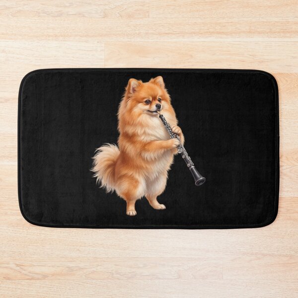 Item preview, Pomeranian Playing Oboe Player Oboist Dog Lover designed and sold by DoodleTortle.