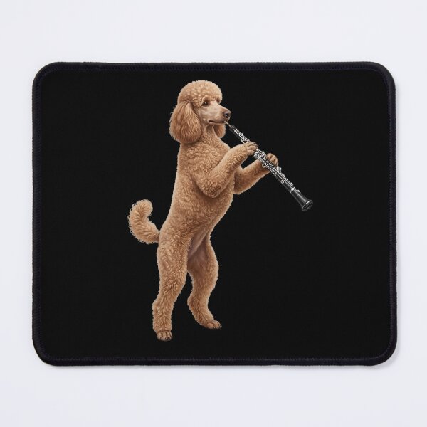 Item preview, Poodle Playing Oboe Player Oboist Dog Lover designed and sold by DoodleTortle.
