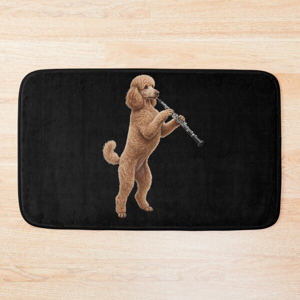 Item preview, Poodle Playing Oboe Player Oboist Dog Lover designed and sold by DoodleTortle.