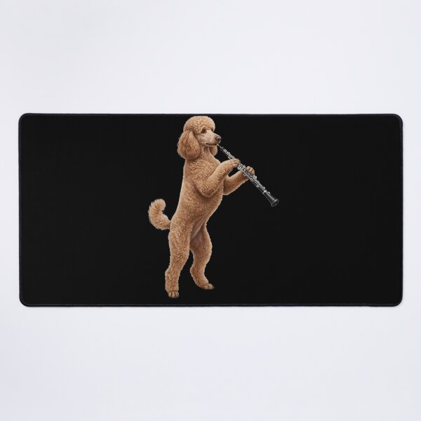 Item preview, Poodle Playing Oboe Player Oboist Dog Lover designed and sold by DoodleTortle.