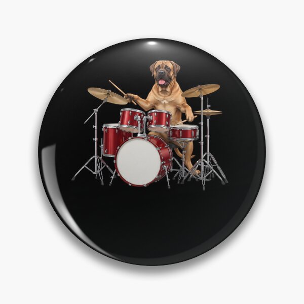 Item preview, Mastiff Playing Drum Kit Drummer Dog Lover designed and sold by TerryConnells.
