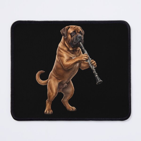 Item preview, Mastiff Playing Clarinet Player Clarinetist Dog Lover designed and sold by TerryConnells.