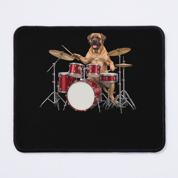 Item preview, Mastiff Playing Drum Kit Drummer Dog Lover designed and sold by TerryConnells.