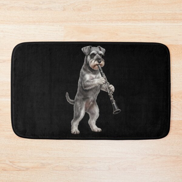 Item preview, Miniature Schnauzer Playing Clarinet Player Clarinetist Dog Lover designed and sold by TerryConnells.
