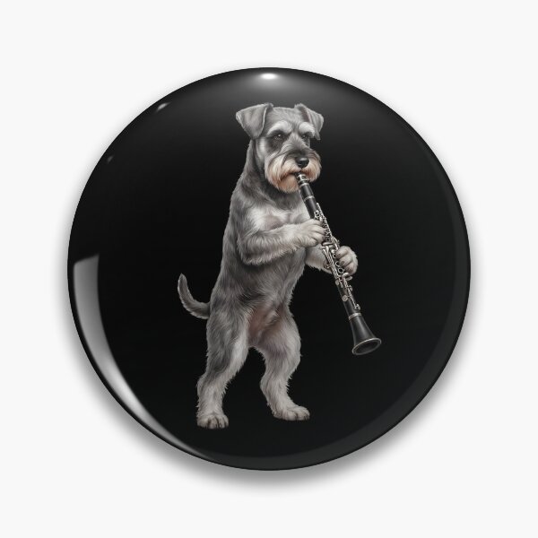 Item preview, Miniature Schnauzer Playing Clarinet Player Clarinetist Dog Lover designed and sold by TerryConnells.