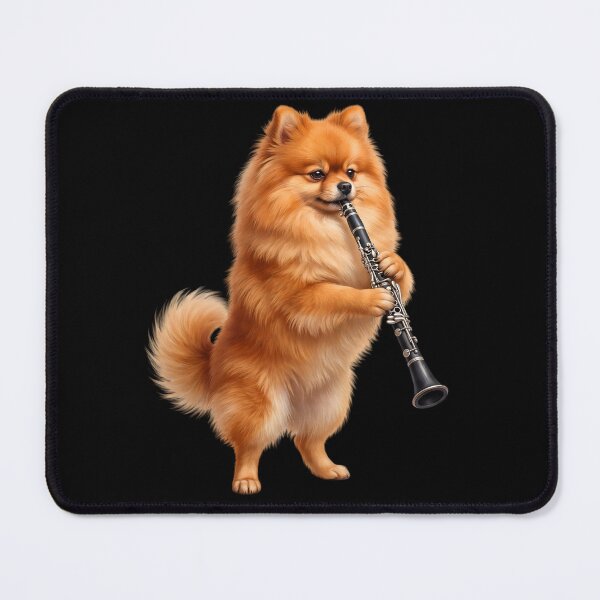 Item preview, Pomeranian Playing Clarinet Player Clarinetist Dog Lover designed and sold by TerryConnells.