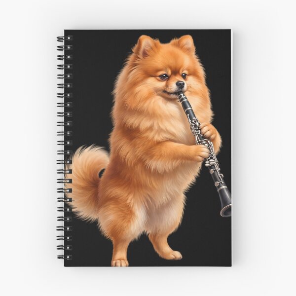 Item preview, Pomeranian Playing Clarinet Player Clarinetist Dog Lover designed and sold by TerryConnells.