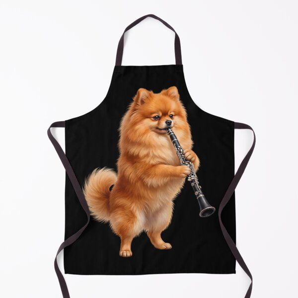 Item preview, Pomeranian Playing Clarinet Player Clarinetist Dog Lover designed and sold by TerryConnells.