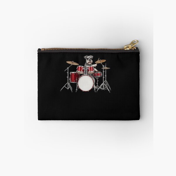 Item preview, Miniature Schnauzer Playing Drum Kit Drummer Dog Lover designed and sold by TerryConnells.