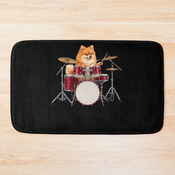 Item preview, Pomeranian Playing Drum Kit Drummer Dog Lover designed and sold by TerryConnells.