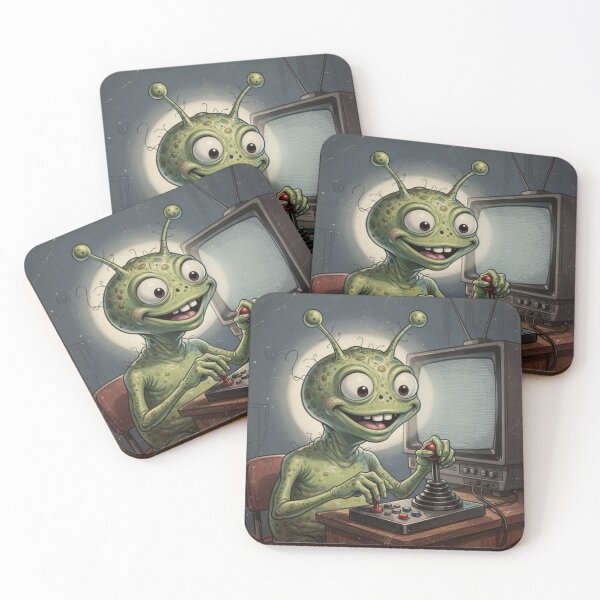 Item preview, Retro Alien Gamer designed and sold by Shanker-studio.