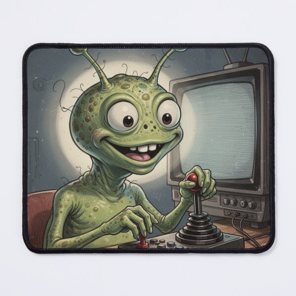 Item preview, Retro Alien Gamer designed and sold by Shanker-studio.