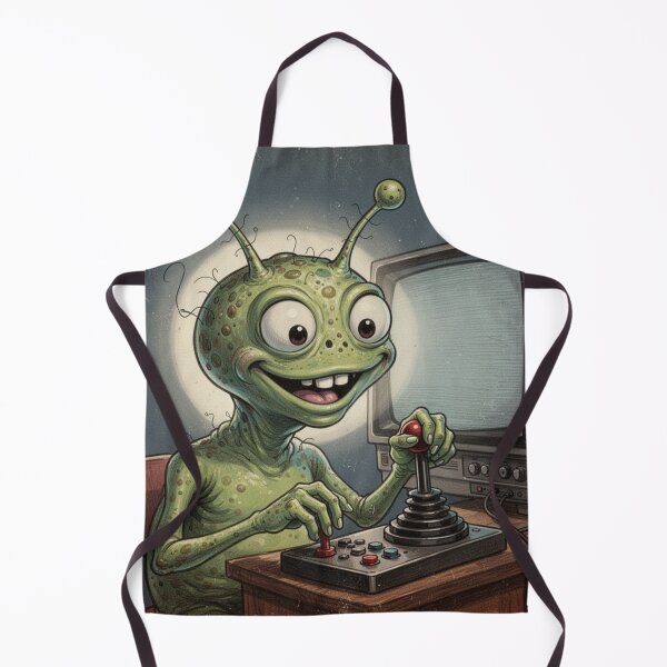 Item preview, Retro Alien Gamer designed and sold by Shanker-studio.