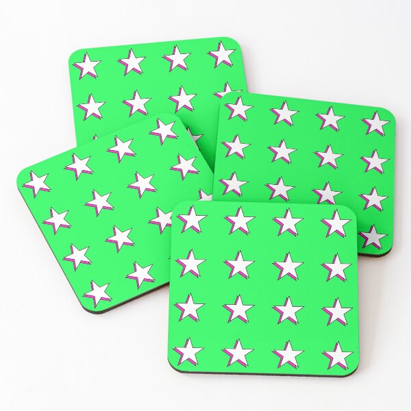 Item preview, Preppy Pink & White Aesthetic Shadow Stars Y2K Retro Star Pack  designed and sold by Aesthetic Crew.