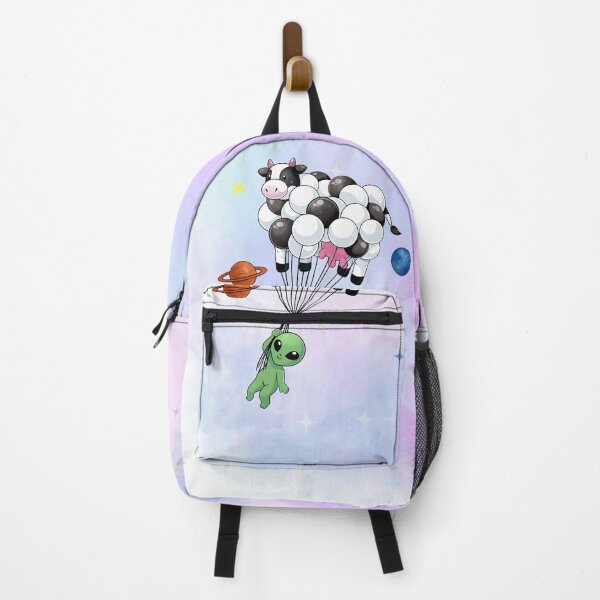 Item preview, Alien Cow Abduction Balloons – Cute UFO Space Humor designed and sold by Chelsealuv Krigbaum.
