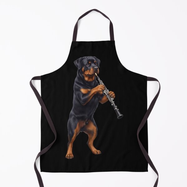 Item preview, Rottweiler Playing Oboe Player Oboist Dog Lover designed and sold by DoodleTortle.