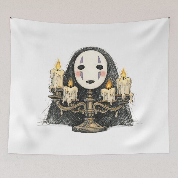 Item preview, NO FACE WITH MELTED GOTHIC CANDLES designed and sold by LIS AND MELIVERSO.