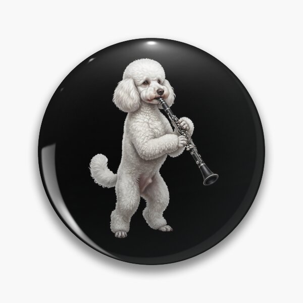 Item preview, Poodle Playing Clarinet Player Clarinetist Dog Lover designed and sold by TerryConnells.