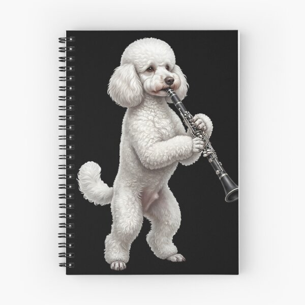 Item preview, Poodle Playing Clarinet Player Clarinetist Dog Lover designed and sold by TerryConnells.