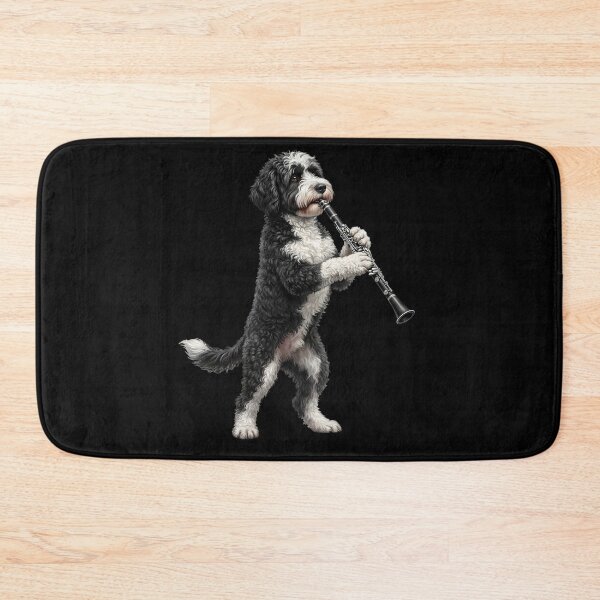 Item preview, Portuguese Water Dog Playing Clarinet Player Clarinetist Dog Lover designed and sold by TerryConnells.