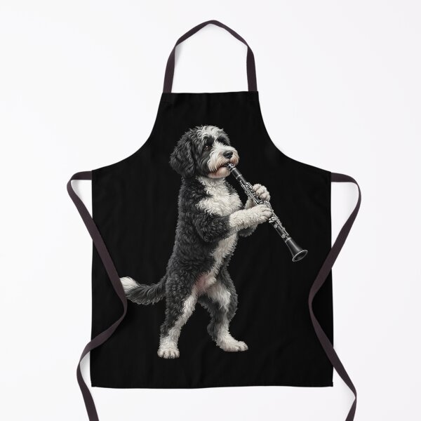 Item preview, Portuguese Water Dog Playing Clarinet Player Clarinetist Dog Lover designed and sold by TerryConnells.
