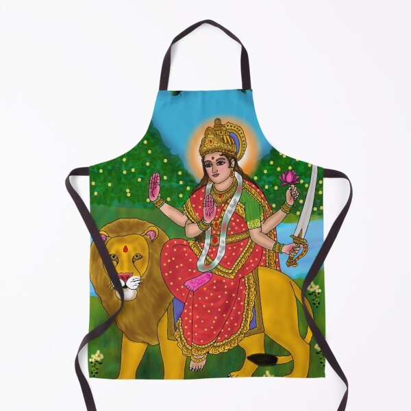 Item preview, Goddess Katyayani Sacred Design – Hindu Divine Feminine Illustration designed and sold by Harshit_Digital_Arts.