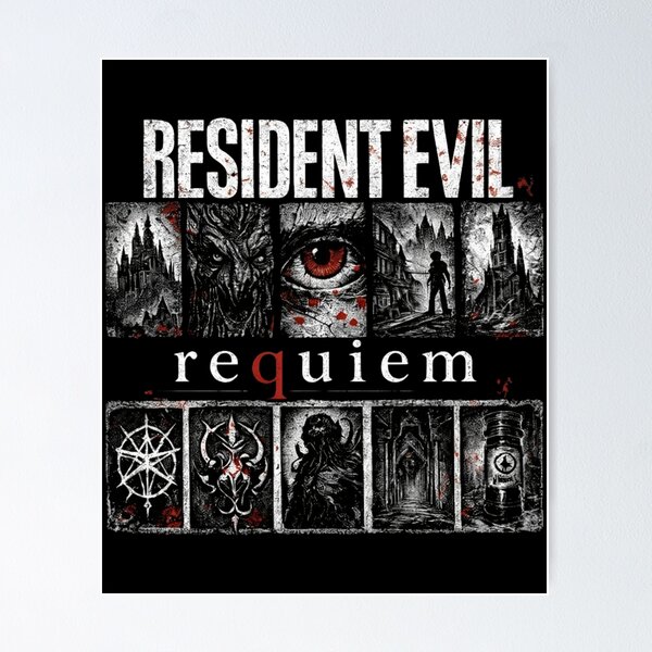 レジデントイービル レクイエム ポスター A3 BIOHAZARD: requiem' in-store poster : r/residentevil