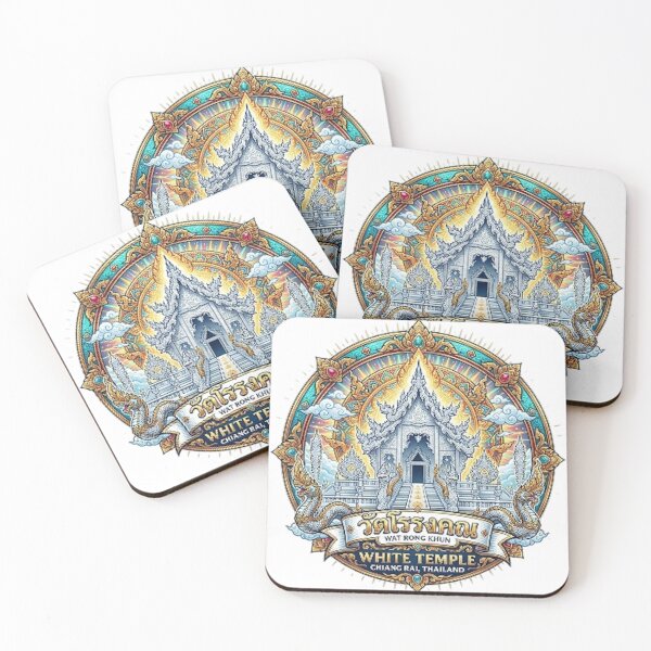 Item preview, Wat Rong Khun (White Temple)	Chiang Rai, Thailand designed and sold by likbatonboot.