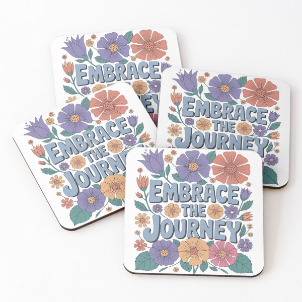 Item preview, Embrace The Journey Retro Floral Art designed and sold by KrisGraphic45.