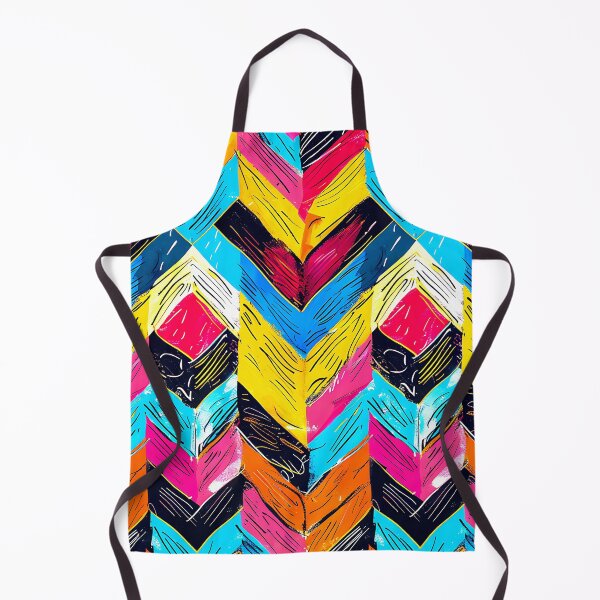 Item preview, Hot Pink, Blue, And Yellow Chevron-Style Pattern  designed and sold by DEC02.