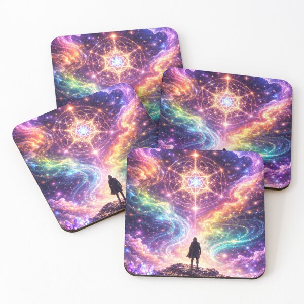 Item preview, 01 The Whisper of the Cosmos – Mystical Sacred Geometry Cosmic Art  designed and sold by Dominik1994.
