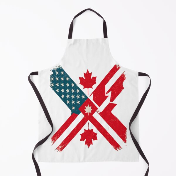 Item preview, USA Canada Crossed Flag Shirt – American Canadian Friendship Design designed and sold by Globalcitytees.