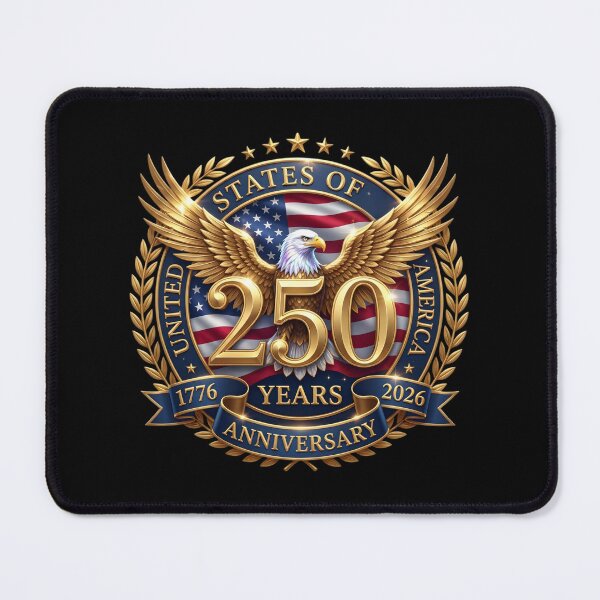 Item preview, USA 250th Anniversary - Golden Eagle Emblem 1776-2026 designed and sold by sapnaela.