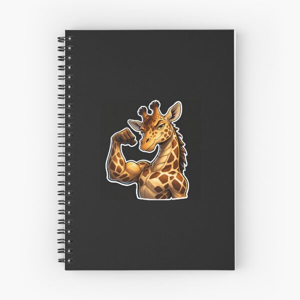 Item preview, Swole Giraffe Flexing With A Smirk designed and sold by Aayushicreate.